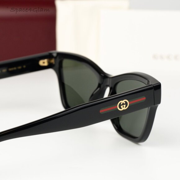 Gucci Women Sunglasses Black Grey Cat Eye GG1982S 001 NEW AUTHENTIC main image 4